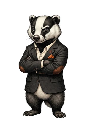 Hugo the badger